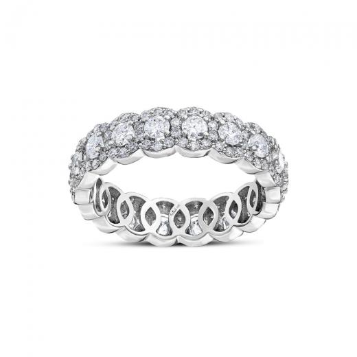 1.99 kt. Diamant-Cherry-Vollkreis-Ring