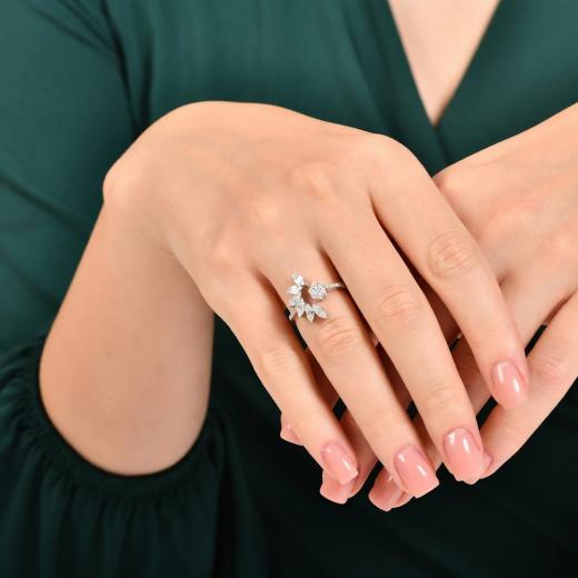 0.48 ct. Diamond Cherry Baguette Ring