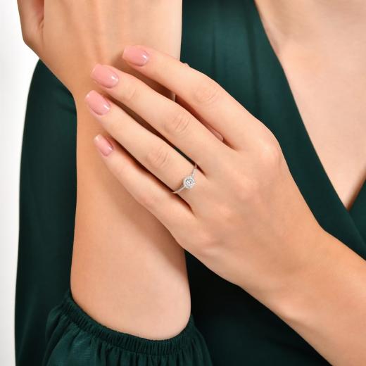 0.28 kt. Diamant-Cherry-Ring