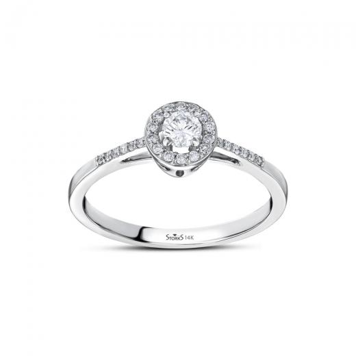 0.28 kt. Diamant-Cherry-Ring
