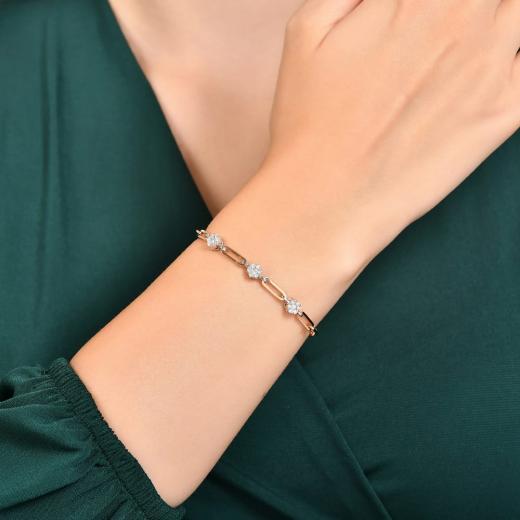 0.45 kt. Diamant-Cherry-Armband