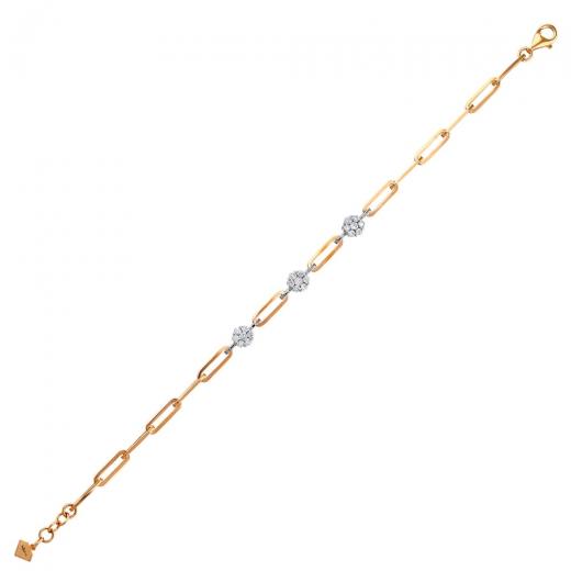 0.45 kt. Diamant-Cherry-Armband