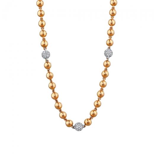 2.58 kt. Diamant-Cherry-Halskette