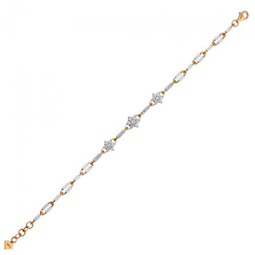 0.66 kt. Diamant-Cherry-Armband