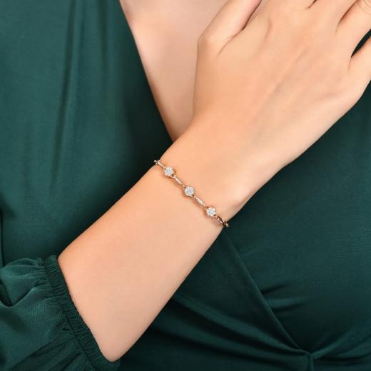 0.48 kt. Diamant-Cherry-Armband