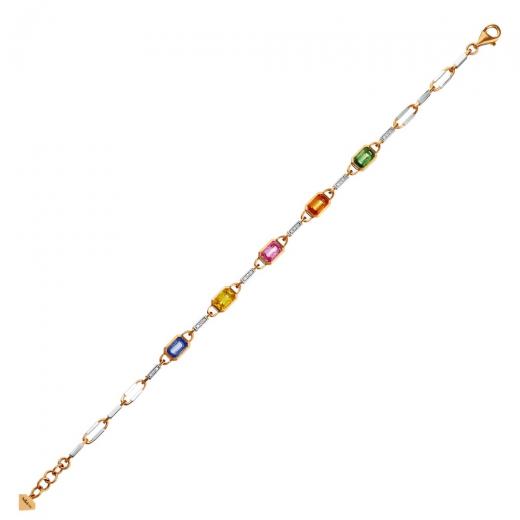 2.97 kt. Diamant-Cherry-Armband