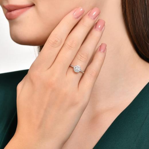 0.51 ct. Diamond Cherry Ring