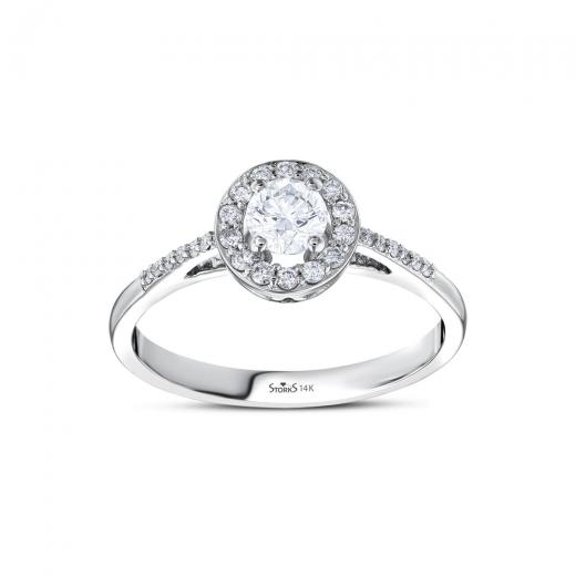 0.51 kt. Diamant-Cherry-Ring