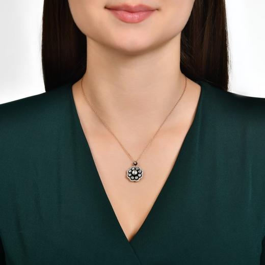 1.27 kt. Diamant-Halskette