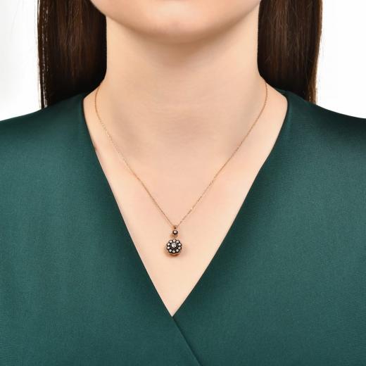 0.24 kt. Diamant-Halskette