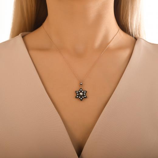 0.42 kt. Diamant-Halskette