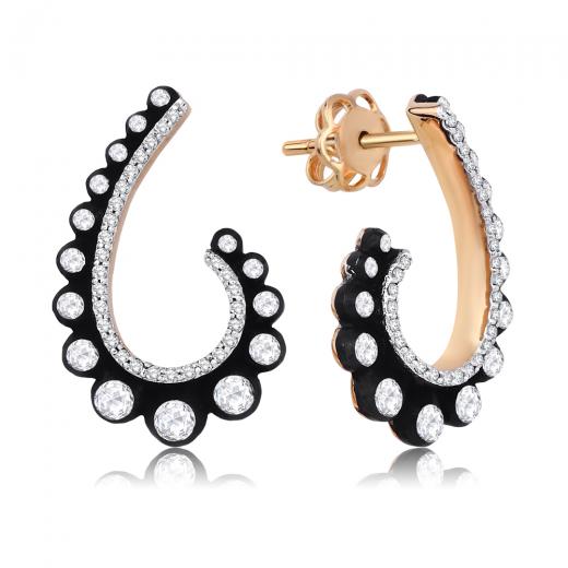 0.78 ct. Diamond Earring