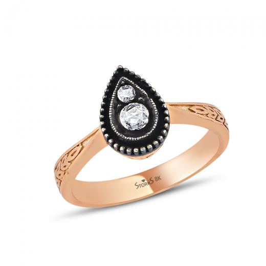 0.09 kt. Diamant Ring