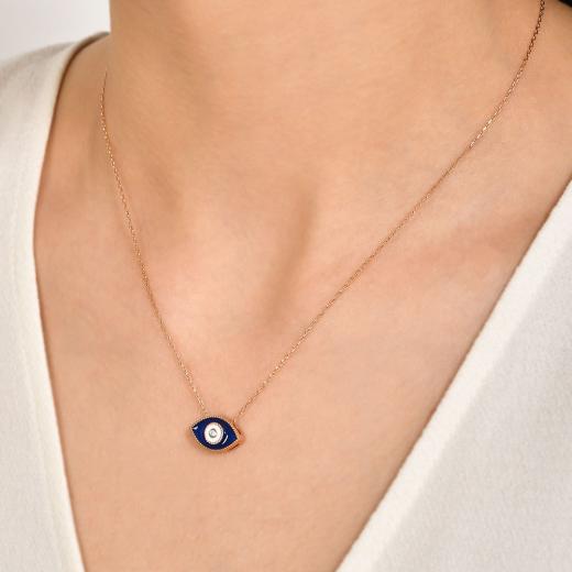 0.01 kt. Diamant-Augen-Halskette