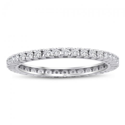 0.51 kt. Diamant Laranj Vollkreis Ring