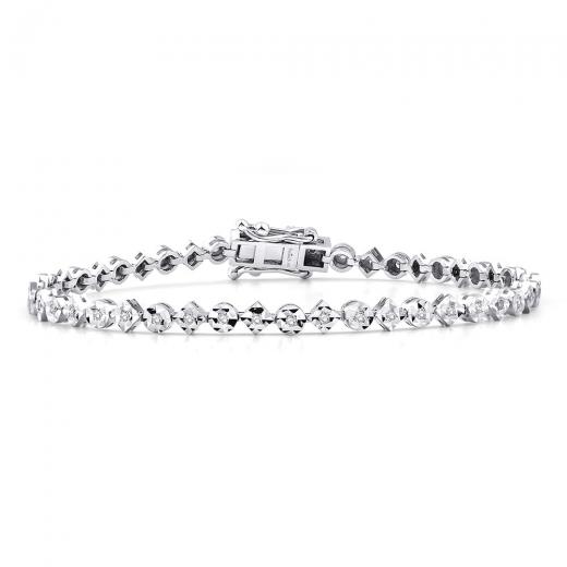 0.37 kt. Diamant-Armband Laranj Waterway