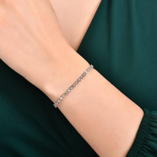 0.37 ct. Diamond Laranj Waterway Bracelet