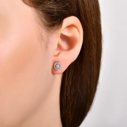 0.25 ct. Diamond Laranj Baguette Earrings