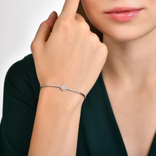 0.33 kt. Diamant-Laranj-Armband