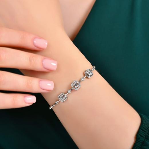 0.18 ct. Diamond Laranj Bracelet