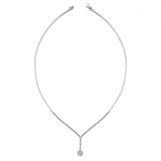 0.66 ct. Diamond Laranj Necklace