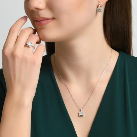 0.30 kt. Diamant-Baguette-Ring Laranj