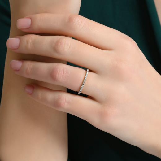 0.29 ct. Diamond Laranj Eternity Ring