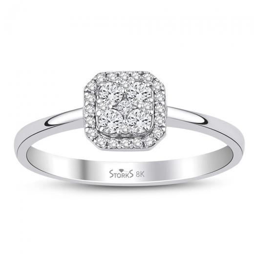 0.21 ct. Diamond Laranj Ring