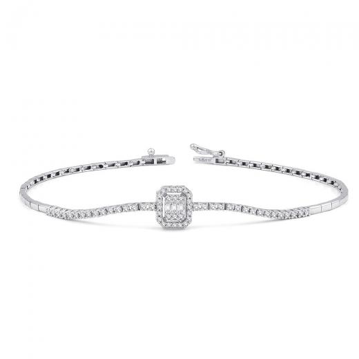 0.32 ct. Diamond Laranj Baguette Bracelet