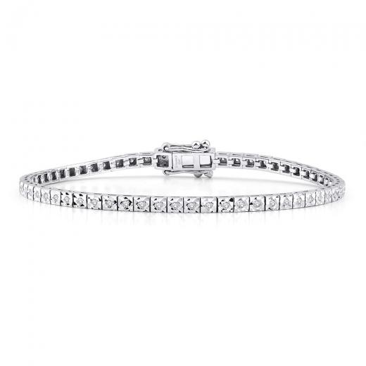 0.46 kt. Diamant-Armband Laranj Waterway