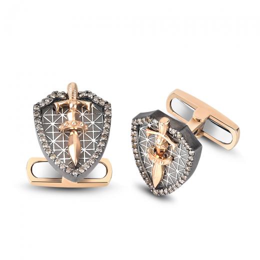 0.45 ct. Diamond Cufflinks