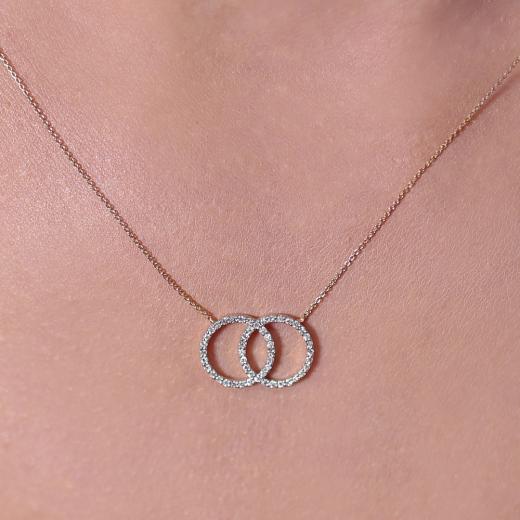 0.20 kt. Diamant-Halskette