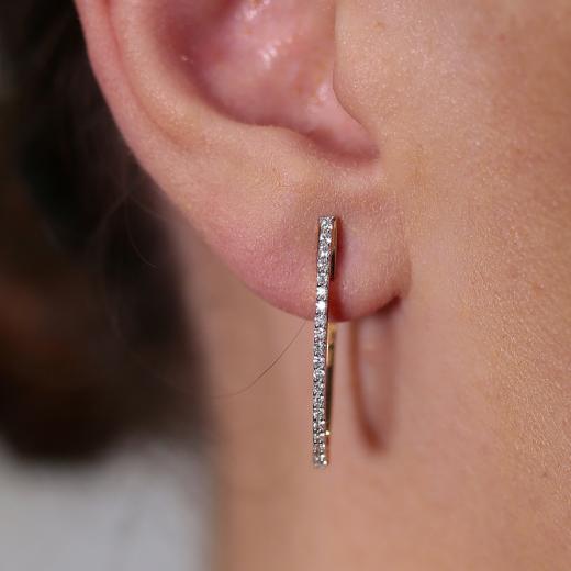 0.29 kt. Diamant-Ohrringe