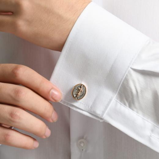 0.73 kt. Diamant Manschettenknöpfe