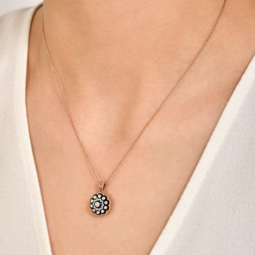 0.33 kt. Diamant-Halskette