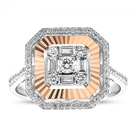 0.57 ct. Diamond Baguette Ring