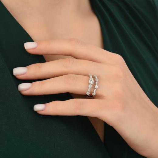 0.37 kt. Diamant Baguette Ring