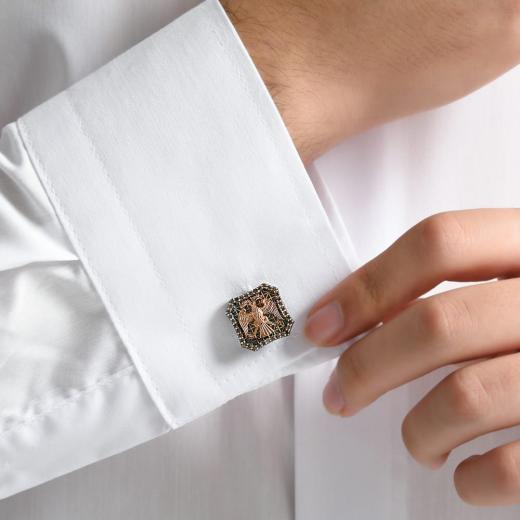 0.78 kt. Diamant Manschettenknöpfe