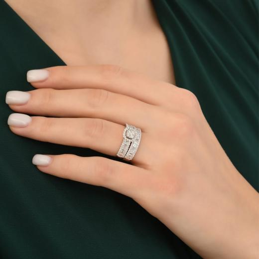 0.97 kt. Diamant Baguette Ring
