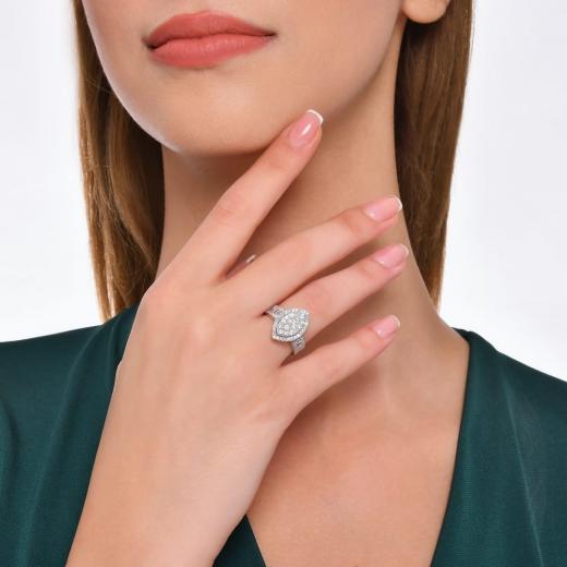 1.52 ct. Diamond Queen Baguette Ring