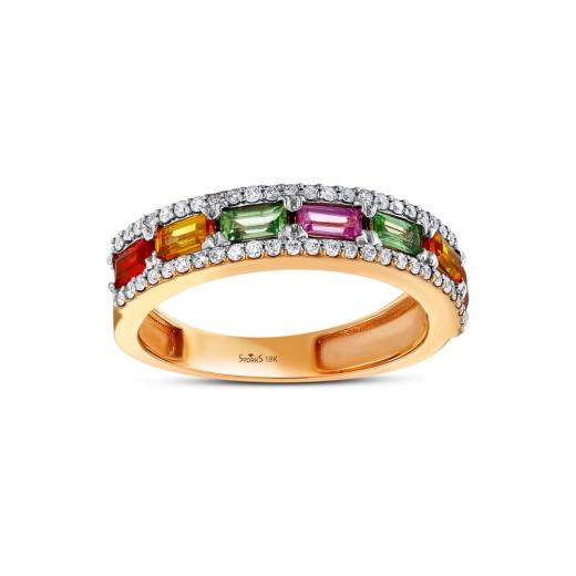 1.40 kt. Diamant-Rainbow-Ring