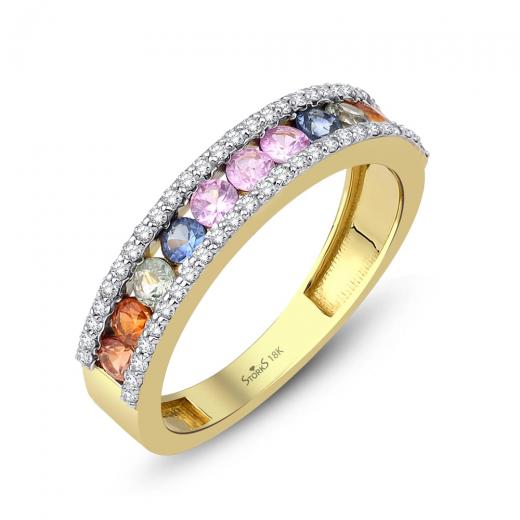 1.17 kt. Diamant-Rainbow-Ring