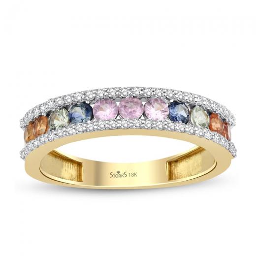 1.17 kt. Diamant-Rainbow-Ring