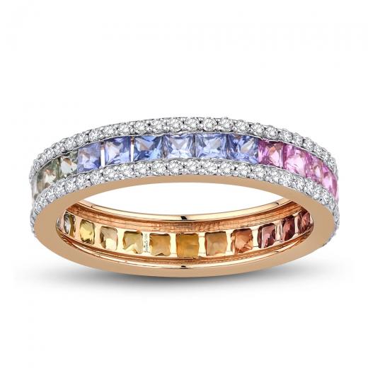 2.67 kt. Diamant-Rainbow-Ring