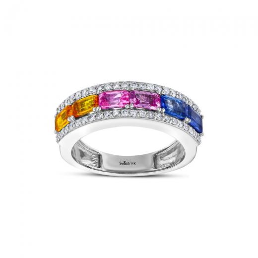 2.24 kt. Diamant-Rainbow-Ring
