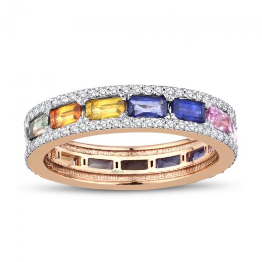 2.37 kt. Diamant-Rainbow-Ring