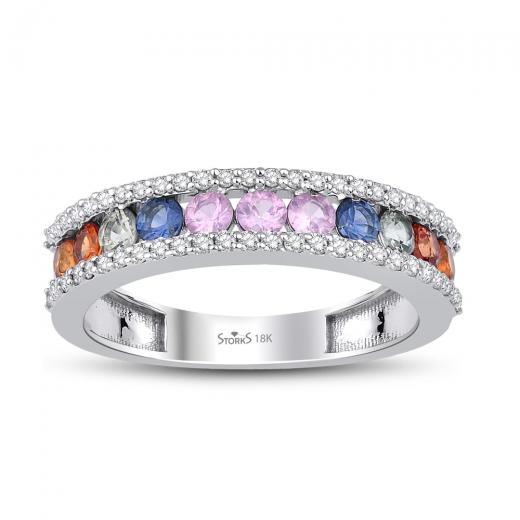 1.17 kt. Diamant-Rainbow-Ring