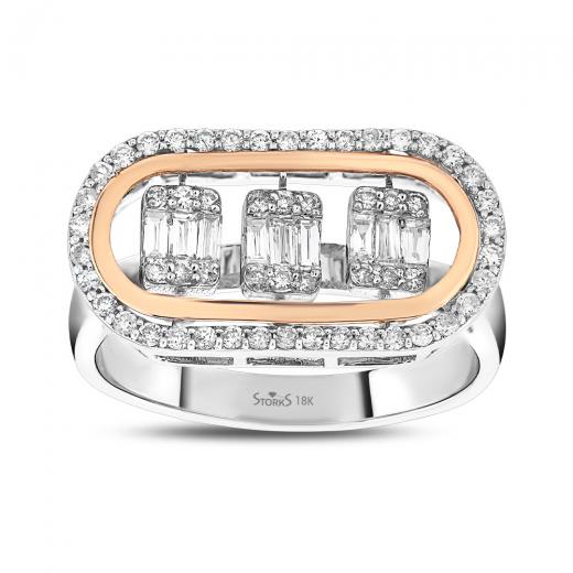 0.44 kt. Diamant Rakkas Baguette Ring