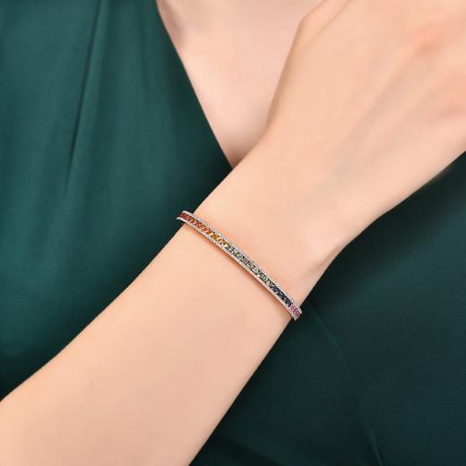3.41 kt. Diamant-Rainbow-Armband