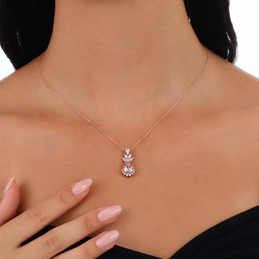 3.11 Diamant Morganit Halskette